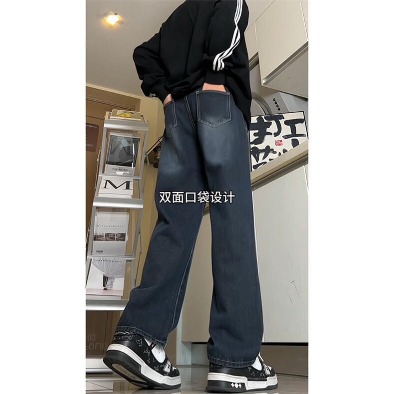 美式hiphop微渐变直筒工装牛仔裤现货！XZ310A-4-NZ20,男装牛仔裤,星座310A-4