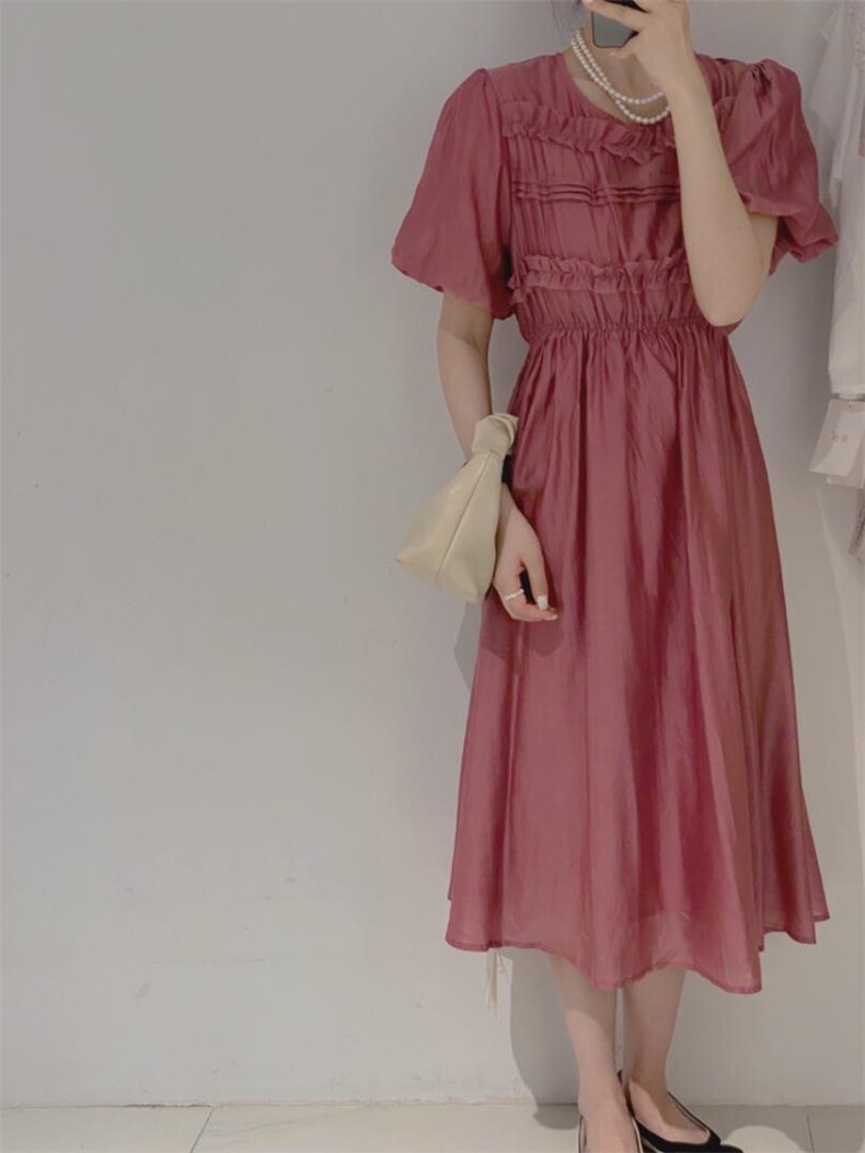 松紧腰裙，其它，驿谷