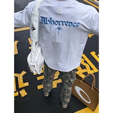 网图有货美式复古标语宽松刺绣长袖男女情侣宽松上衣A945-P35，男装T恤，星座1505