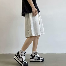 潮牌工装短裤男夏季2024新款日系复古宽松运动B28-P35，男装休闲裤，星座1109-3
