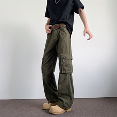 美式复古休闲潮牌男款工装裤男女K0118-P70，男装工装外套，星座308B-2