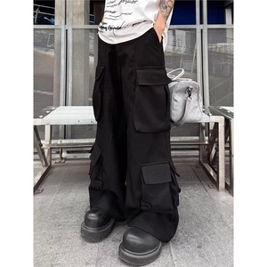 W10299-P60 网图现货 美式休闲大口袋宽松机能休闲裤图片