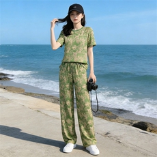 绿色上衣+绿色裤子（套装）