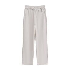 侧边褶皱纯色基础款休闲裤K108平铺92%聚酯纤维8%氨纶(S-2XL)TP25，男装休闲裤，电商A088