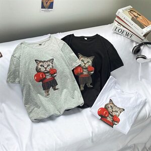 港风纯棉短袖T恤男潮流韩版印花圆领时尚休闲半袖男t恤衫T08-P18图片