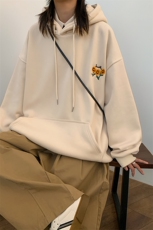 高转化卫衣男中性港风宽松刺绣秋冬外套416B-1-WY678-P55限78，男装卫衣，星座416B-1