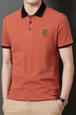 POLO衫男士短袖t恤翻领2023夏季新款潮牌休闲商务男装上衣图片