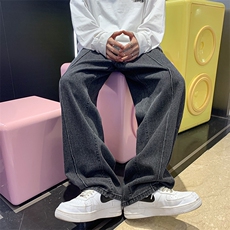 现货2025秋冬新款男装直筒宽松休闲牛仔裤D201-DM173-P45，男装牛仔裤，电商D321-1