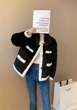 冬季小香风皮毛外套，其它，1.2.3.4