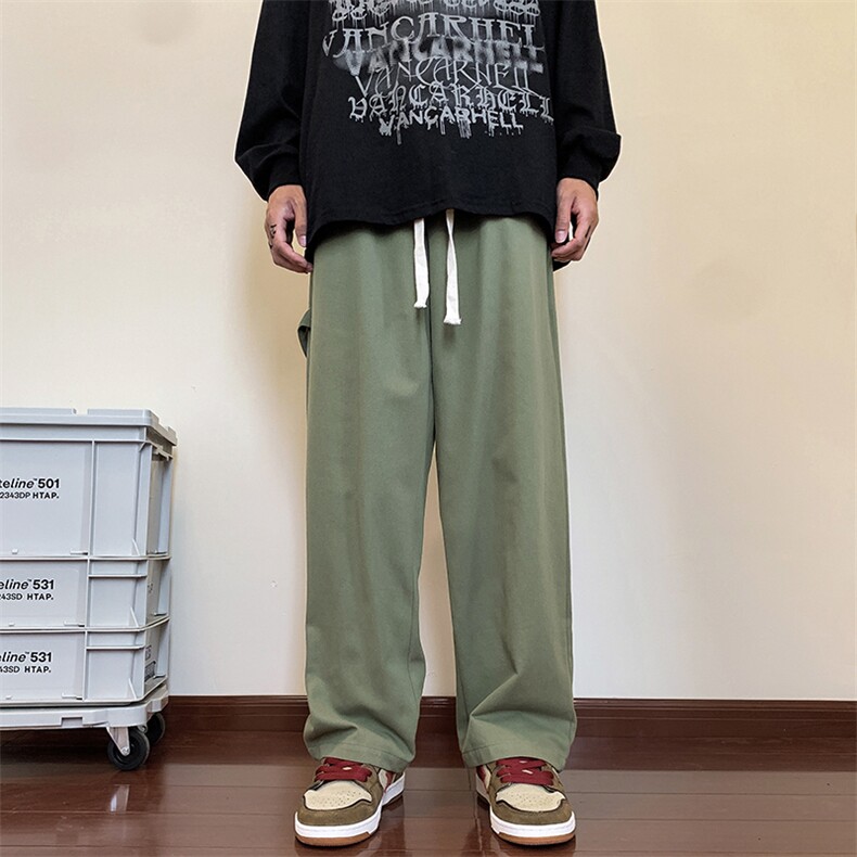 2024秋装工装裤高街ins拖地裤美式男女休闲裤227-2*C542*P50控68,男装休闲裤,星座227-2