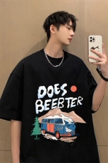麂皮绒短袖t恤男大码半袖男JD82269-P25，男装T恤，电商A040