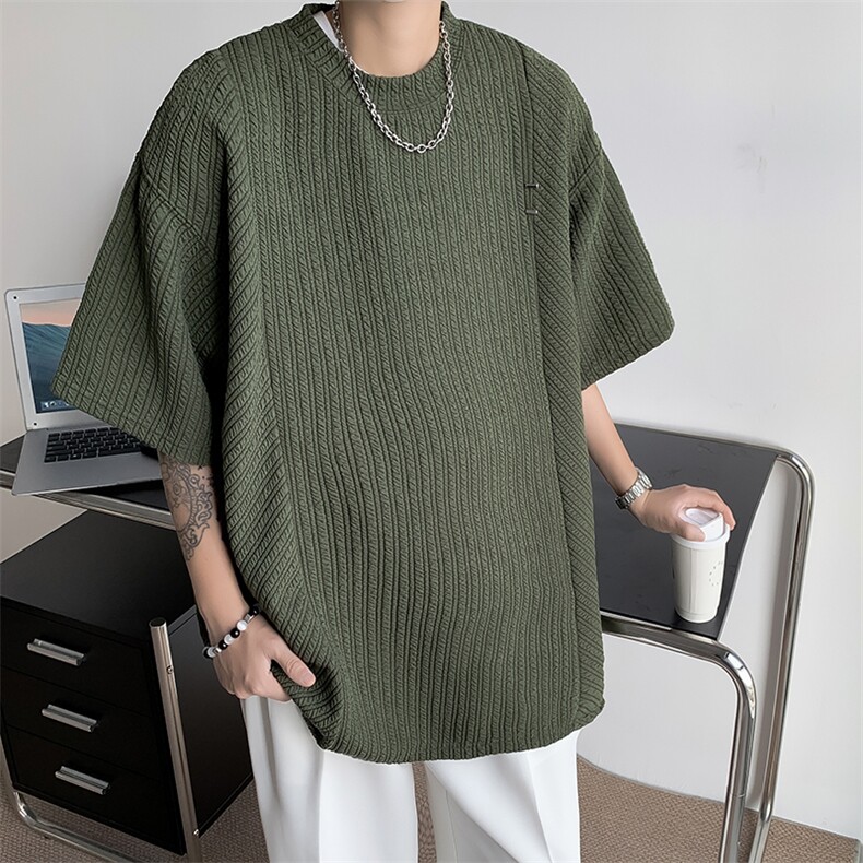 夏季新款休闲圆领短袖T恤宽松休闲百搭上衣,男装T恤,星座410-7