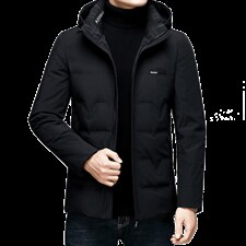BAMJ-82066钱塘2020-2中年男士冬季厚款商务休闲简约羽绒服P280，男装羽绒服，钱塘207-2