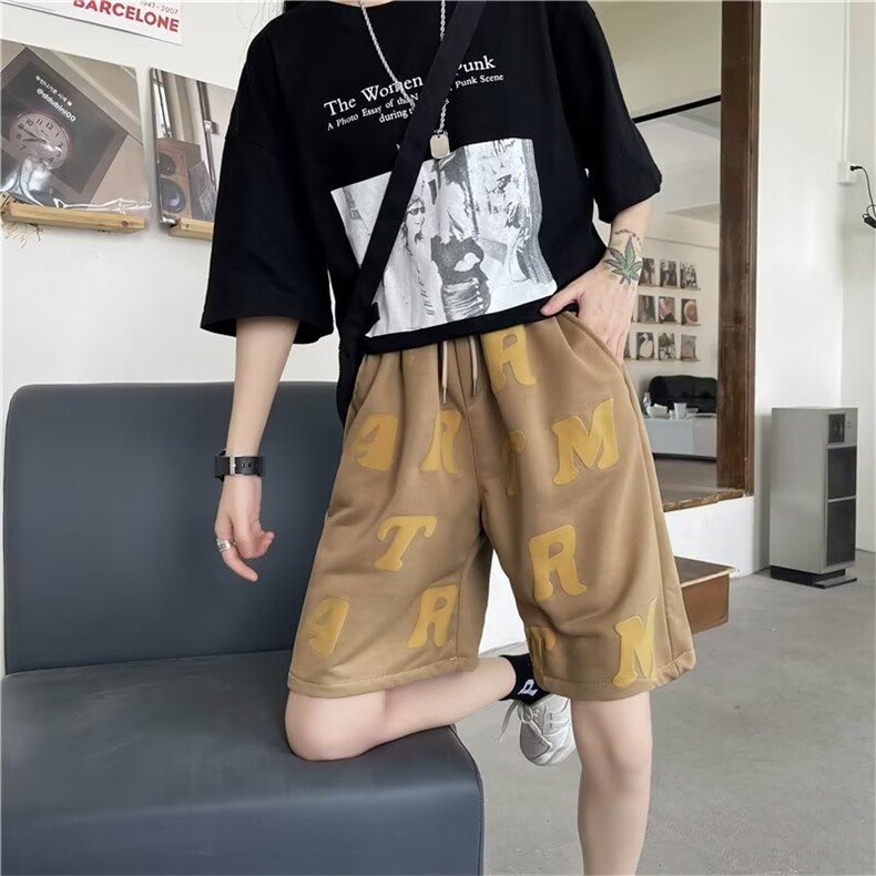 休闲裤原宿时尚潮牌新款日系直筒青春流行运动裤宽DK6-P33,男装休闲裤,星座1109-3