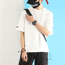 2019时尚宽松休闲韩版上衣T恤DX021-P35，男装T恤，电商A128