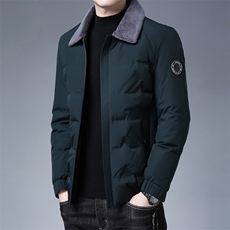 XS98272冬季男士羽绒服外套男装常规连帽修身白鸭绒潮流帅气P218，男装羽绒服，电商B360
