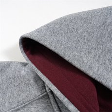 抖音得物高品质秋冬美式高街重磅结构双层双面连帽卫衣外套XS107，女装短外套，电商A486-1