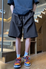 INS夏季新款双褶潮流设计宽松休闲短裤B315-K24139-特p23控48，男装牛仔裤，电商B315