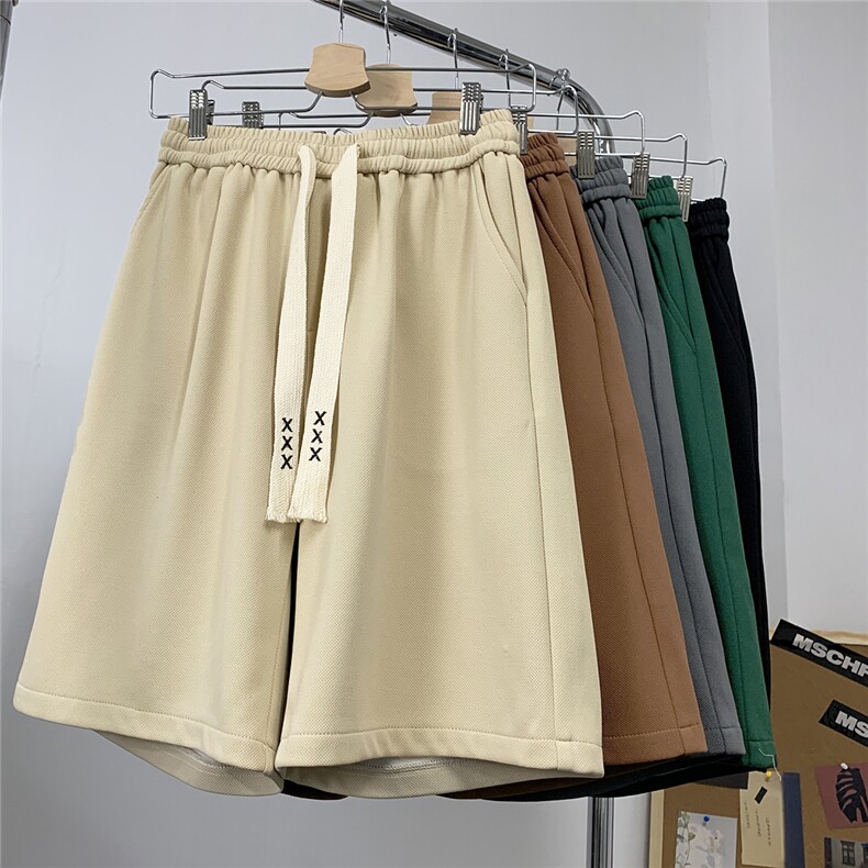 夏季五分裤宽松短裤D329-QM601-P40-控58图片