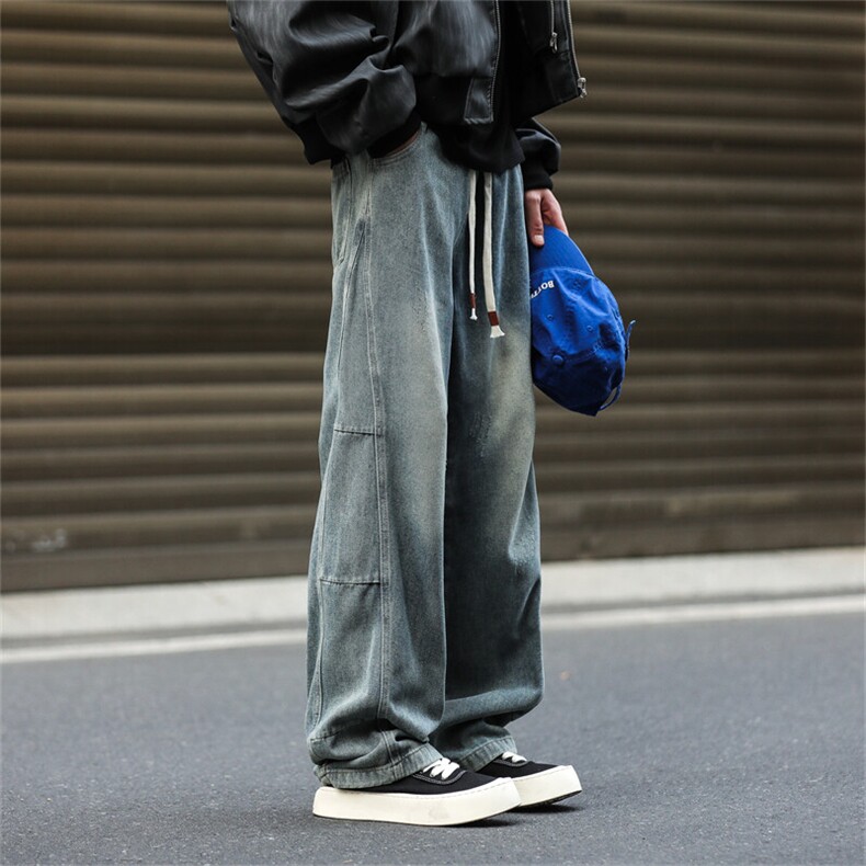 903-AK28- 特P55 S-3XL 【蓝色   黑色】弯刀牛仔裤！现货！2图片