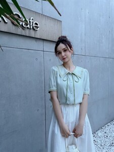 夏季新款 设计款风元素刺绣衬衣,其它,知否