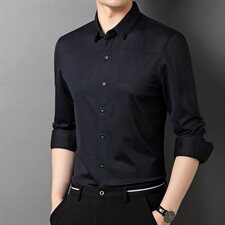 J566钱塘2021-1秋季新款男士高端轻奢长袖衬衣大货主推P70，男装衬衫，钱塘207-1