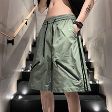 夏季新款工装短裤男潮牌ins休闲裤宽松大码中裤五分裤D0602-P46，男装牛仔裤，星座308B-2