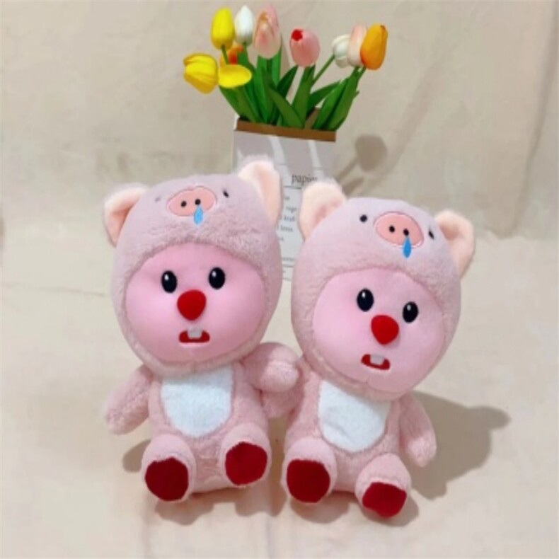 猪猪海狸十个起批，乐绒毛绒玩具