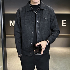 加绒皮衣外套男秋冬季2025新款加厚款机车皮夹克A313-K9931-P155，男装夹克，电商A313