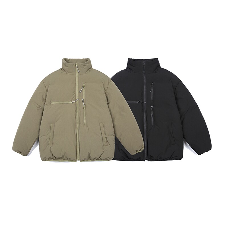 外27-2GANYOU日系弹力袖封口拉链加厚棉服MY10-P205图片