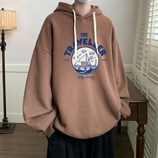 连帽卫衣男大码胖子帽衫大号运动服WY2410-P35，男装卫衣，电商A040