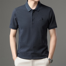 AC20530钱塘2020-3夏季男士精品短袖翻领全棉休闲T恤精品P56，男装T恤，钱塘207-3