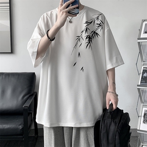 华夫格t恤男短袖男大码五分袖 大皂风 HT73382-P22图片