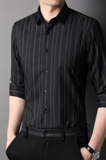 AG12552钱塘2020-3中青年春季长袖休闲商务衬衫外套打底上衣P50，男装衬衫，钱塘207-3