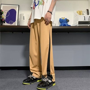 男春秋长裤时尚潮牌工装裤潮流新款直筒休闲裤宽松型潮 KK056-35图片