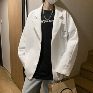 2022春季华夫格西装外套男ins痞帅西服高级感炸街男装  W2944-P53图片