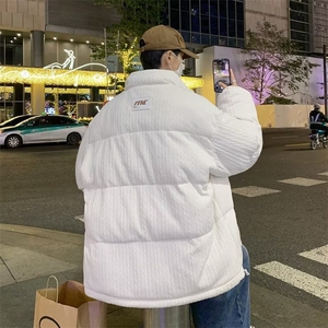 2023冬季新款设计感宽松情侣面包服韩版潮流外套服男 W6518-P90图片
