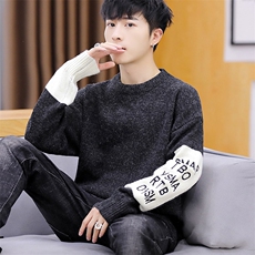 佳乐7615秋季新款潮牌宽松圆领长袖毛衣男外套韩版针织衫，男装针织衫/毛衣，电商D310（原电商305）