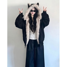 甜酷冬新款小众加厚棉服短款女宽松学生外套M7825，男装棉衣，星座1116A（原606A-3）