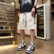 休闲短裤男韩版潮流高街帅气2024夏季新款ins五分裤K5182-P30，男装牛仔裤，星座412-3