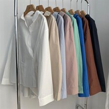 款号：WC0057交叠翻领衬衫，女装衬衫，BD