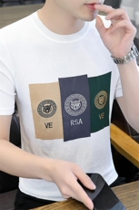7313-P55新款创意烫钻欧洲站短袖T恤男士欧美男装潮时尚帅气，男装T恤，电商D310B