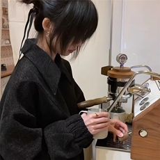 2026新款重磅粗花纱毛呢肌理质感水墨花短款外套男女秋季夹克外套，男装夹克，星座506A