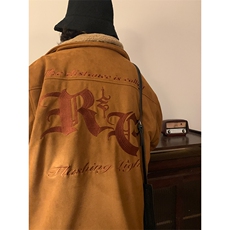 假两件设计感羊羔绒翻领棉服男冬季-JK22403-p180-控228，男装棉衣，星座605(原A050)