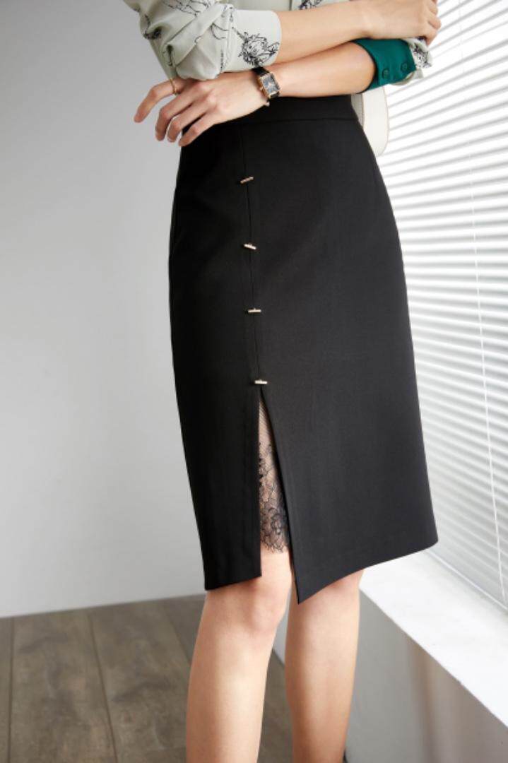 【现货】蕾丝拼接半裙，三色，淑女韩风，女装半身裙，苏诗丁