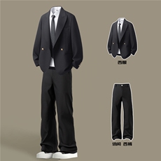 西服95%涤纶5%氨纶M-5XL大码XF78303P85控139西裤XK78151P45控68，男装西服，星座227-7