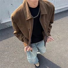 秋冬新款水洗棉夹克男青少年学生潮流外套GS60029，男装夹克，星座1206（原A206）