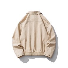 白底大码M-5XL夹克男情侣百搭外套男100%聚酯纤维JK8742P75控108，男装夹克，星座227-7