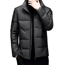 中老年羽绒服男士短款加厚中年爸爸装新款冬季外套YYYR2120-P255，男装羽绒服，电商B212（原钱塘6029）