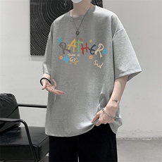 华夫格t恤男短袖男大码五分袖大皂风HT73301-P22，男装T恤，电商A040